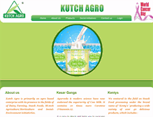 Tablet Screenshot of kutchagro.com